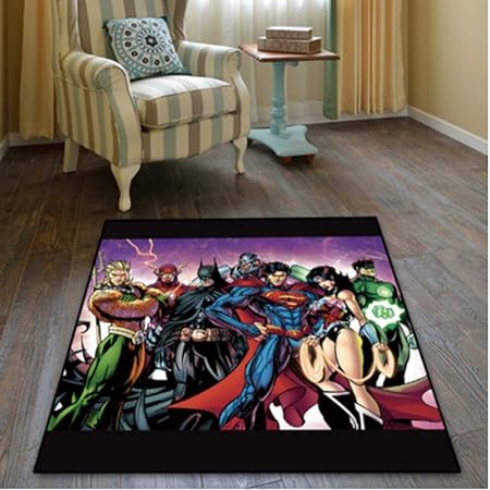 Teppich Cartoon Gedruckt Bodenteppich Polyester Rechteckigen