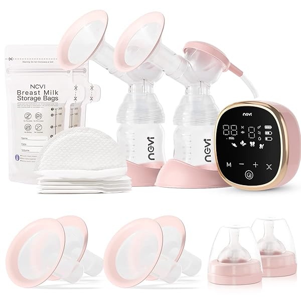 NCVI ELECTRIC BREAST PUMP 8782, PORTABLE HOSPITAL-GRADE DOUBLE...