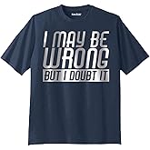 KingSize Men's Big & Tall Slogan Graphic T-Shirt