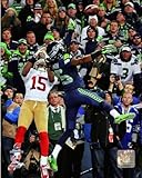Richard Sherman Seattle Seahawks 2014 NFC Championship Action Photo (Size: 8