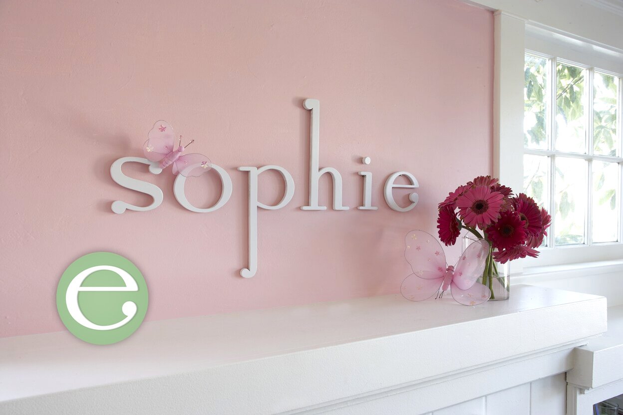 letters for kids room