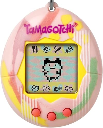 Bandai Tamagotchi Original Art Shell Cyber Pet with Chain 90s Toy