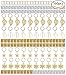 YHmall 160 Piesces Hair Jewelry Rings Decorations Pendants, Hair Braid Rings Dreadlocks Metal Hair Cuffs Hair Braids and Beads for Hair Accessory£¬Braid Jewelry£¬Braid Clips