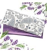 Eye Pillow with Extra Cover Yoga Meditation Accessories Lavender Aromatherapy Weighted Eye Mask f...