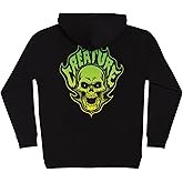 Creature Skateboards Hoody Bonehead Flame Pullover Black