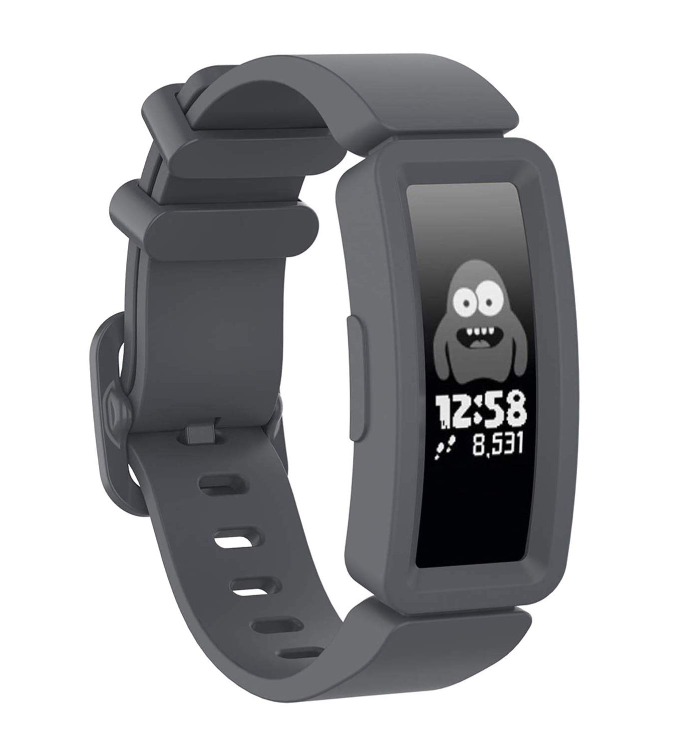 Shieranlee Compatible with Ace 2 Bands for Kids 6+, Soft Silicone Bracelet Accessories Watch Band Repalcement Strap, Colorful Sport Wristbands for Fitbit Ace 2/ Inspire HR for Boys Girls