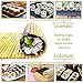 GROW YOUR PANTRY Sushi Making Kit With 2 Bamboo Sushi Rolling Mat, Rice Shaping Tool, Maki Maker, Maki Shaper, Condiment Tray, Chopsticks, and Rice Paddle - Sushi Making Kit for Beginners