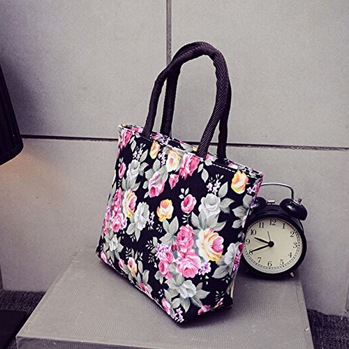 image for Outsta Bags Fashion Printing Canvas Shopping Handbag,Outsta Women Girl