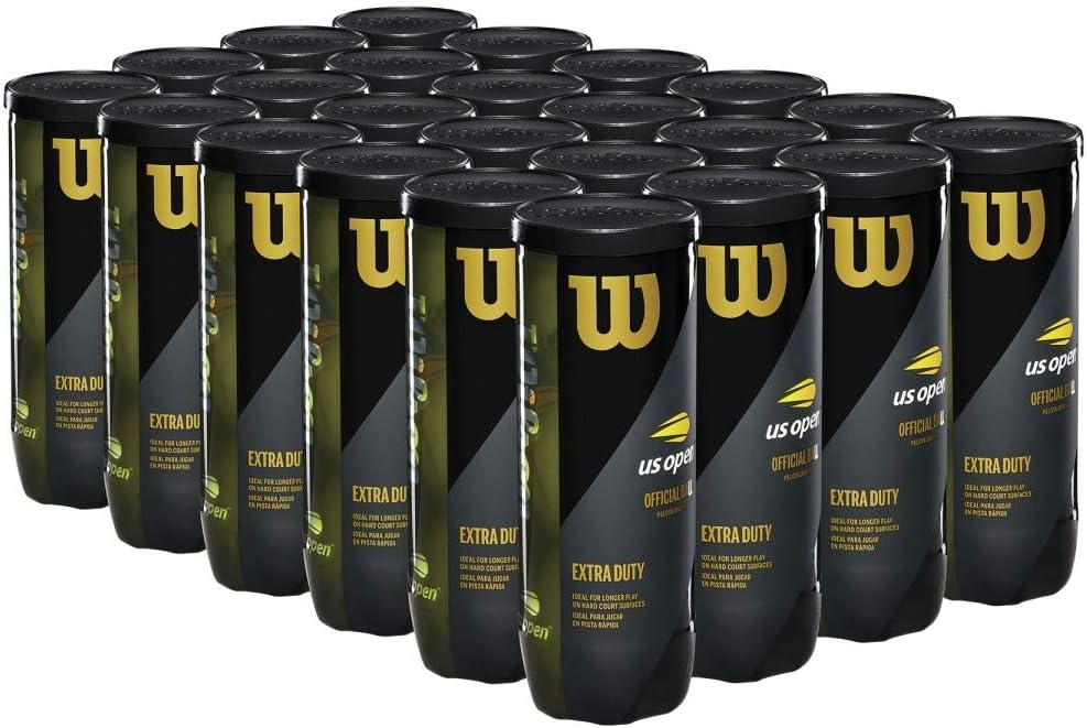 Wilson Us Open Extra Duty Balls 24 Can: Toys & Games