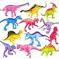 GIDGOD Dinosaur Figures for Toddlers Kids Toys 7 inch Jumbo Figure Educational Mini Small Kimicare Animal Toy,Cake Decoration Dinosaur Girls Boys Gift Party Supplies