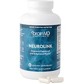 BrainMD Dr Amen NeuroLink - 180 Capsules - Promotes Optimal Brain Function, Focus &amp; Concentration - Gluten Free - 45 Servings