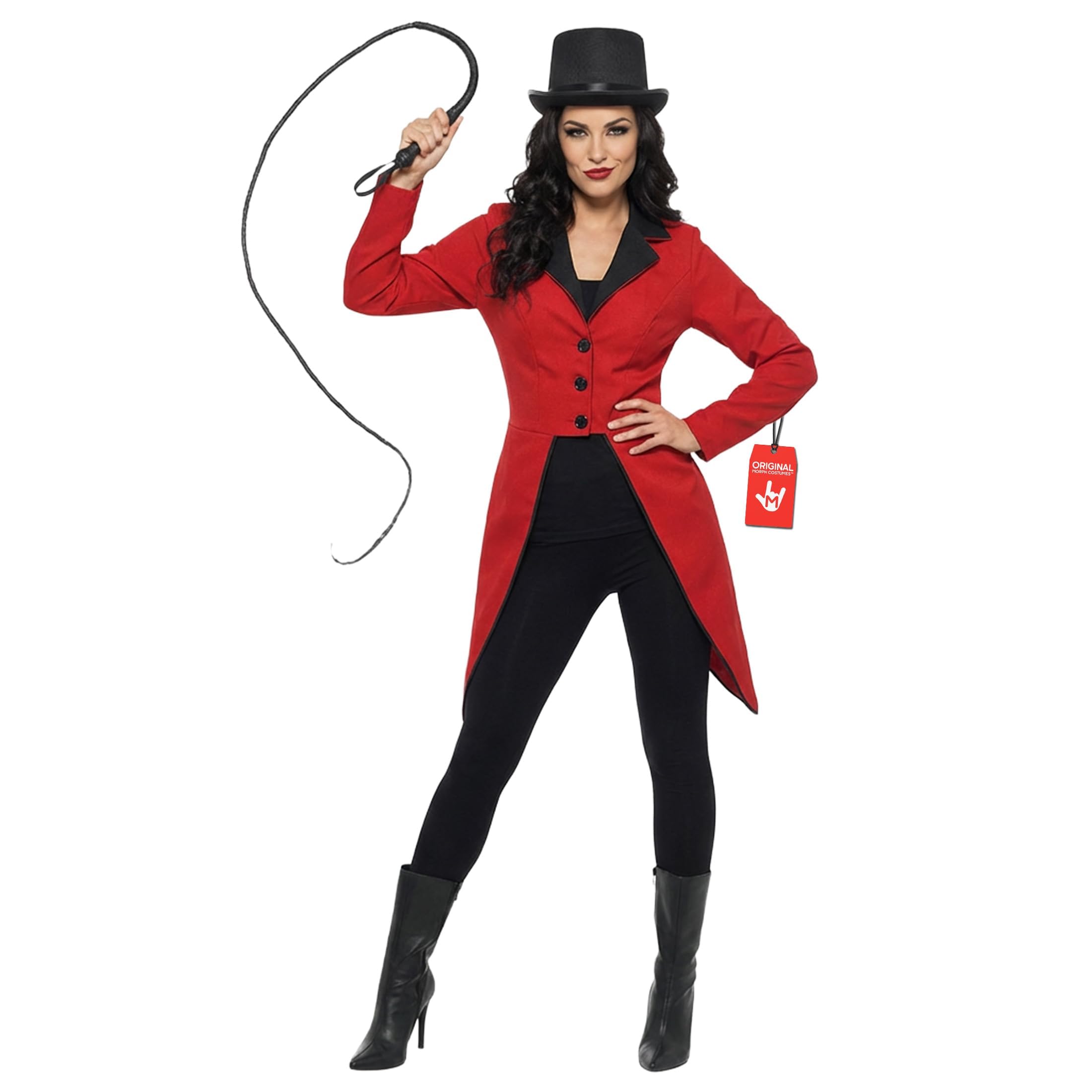 Ladies Red Tailcoat - Ringmaster Tail Coat XL — image 1