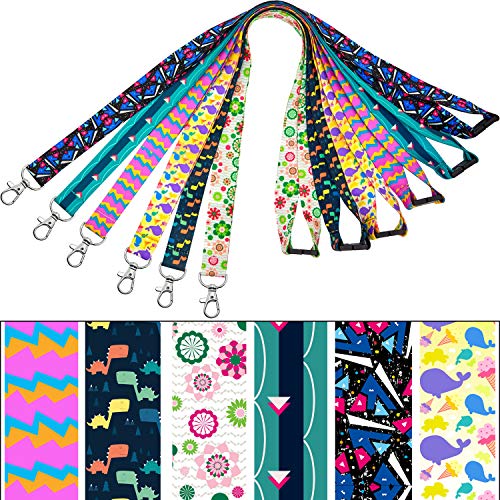 Lanyard with ID Badge Holder Vertical lanyards for Keys Women Kids Cruise Ship Card id Badges Holder YOUOWO Hall Pass Lanyards Cruise Lanyards Breakaway Safety Quick Release Office Neck Safety Lanyard