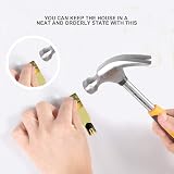 StayUnique1 260 PC Heavy Duty Picture Hooks Set Rustproof Saw Tooth D-Ring Nails view 9