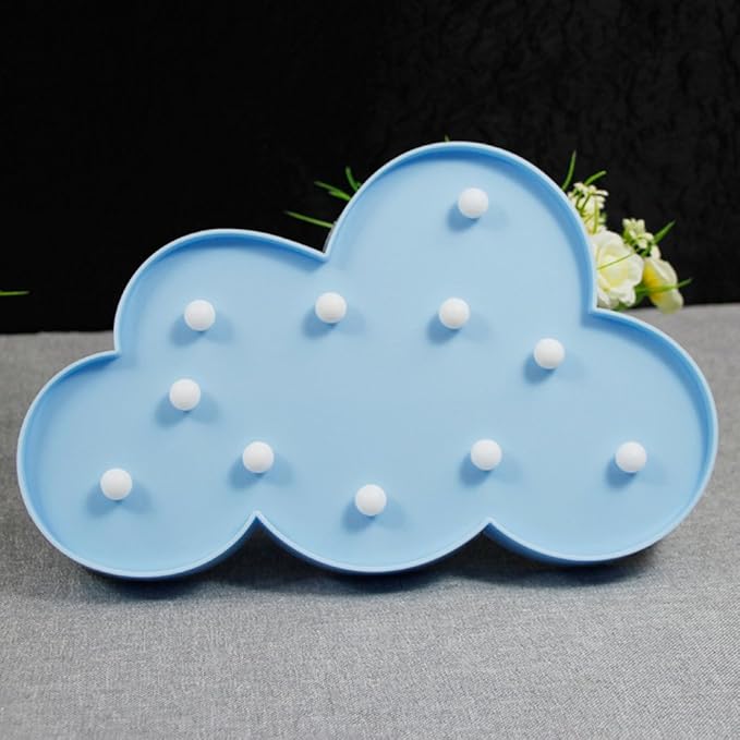 Outgeek LED Night Light 3D Decorative Energy Saving Lamp Home Decor Lamp for Wedding