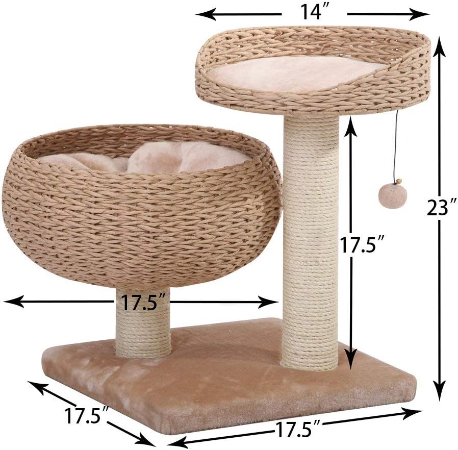 PetPals Cozy Cat Tree : Pet Window Perches : Pet Supplies
