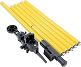TOPWAY Laser Level Telescoping Pole 4.2m Aluminum Alloy Extendable Mounting Pole view 9