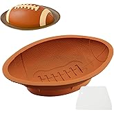 Rugby Football Silicone Cake Pans for Baking, Football Shaped Cake Molds 3D Cake Pan with Scraper Sports-Themed Baking Mold, Rugby Football Silicone Pans for Baking Home Party Chocolate Making