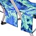 FLYMEI Beach Chair Cover with Pockets, Chaise Lounge Cover for Pool, Sun Lounger, Hotel, Vacation with Storage Pockets, Blue 82.5’’x29.5’’ Beach Towel for Chair