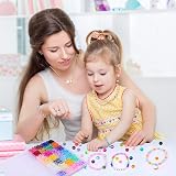 DTYDECLE 28 Colors Pearl Beads Kit 1680pcs 6mm Glass Faux Pearls with Elastic view 7