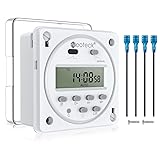 Neoteck DC 12V/16A Digital Timer Switch 7 Day Time
