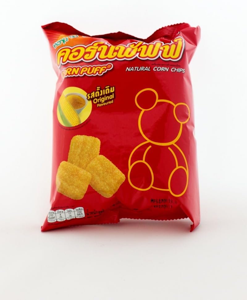 Cornpuff Natural Corn Chips Original Flavoured - 1.41 Oz (Pack of 2)