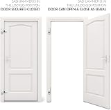 XFORT 2 Pack uPVC Door Window Jammer Locks French Doors Security White Brown view 5