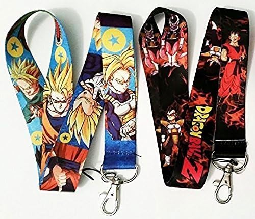 Dragon Ball Z Keychain Lanyard Set of 2