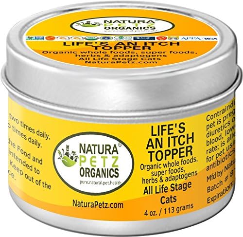 Natura Petz Organics Life's an Itch Allergy Flavored Meal Topper for Cats
