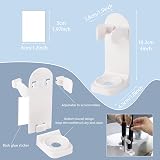 Lanjue 4 Pack Electric Toothbrush Holder, Self-Adhesive Wall Mounted view 2