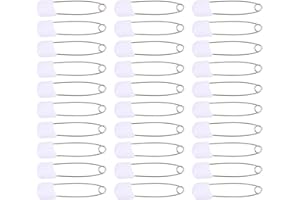 50pcs Large Safety Diaper Pins Multifunctional Brooch Pins for Crafts Secure Clothing Blankets and Quilts Heavy-Duty Safety B