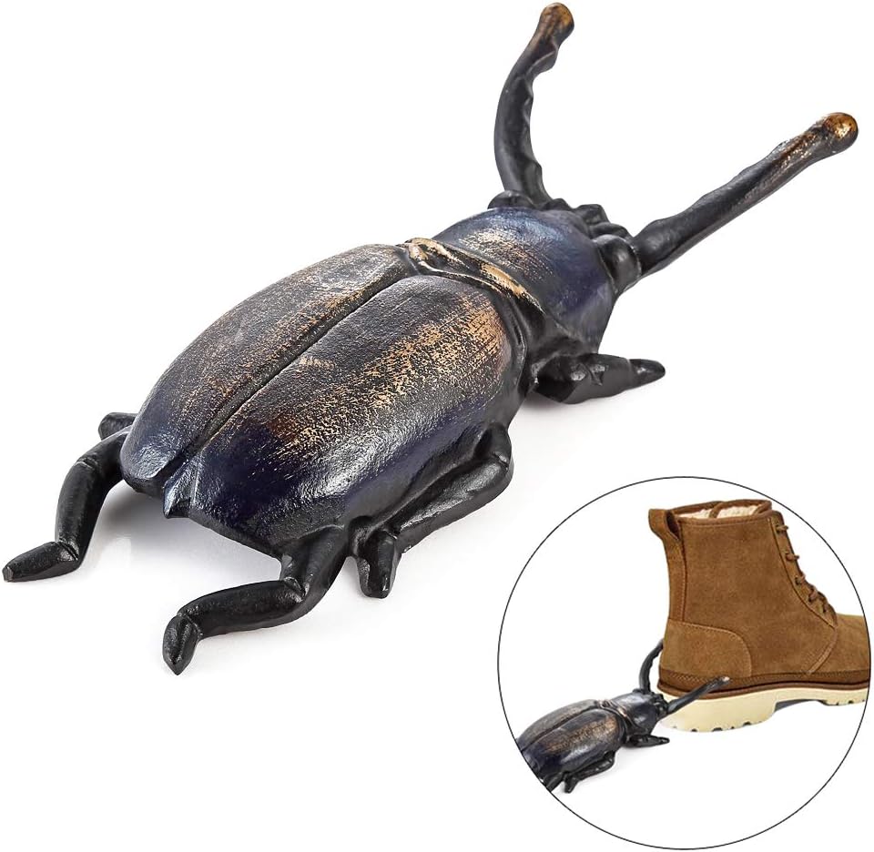 Skelang Boot Jack, Beetle Boot Pull, Decorative Doorstop, Cast Iron