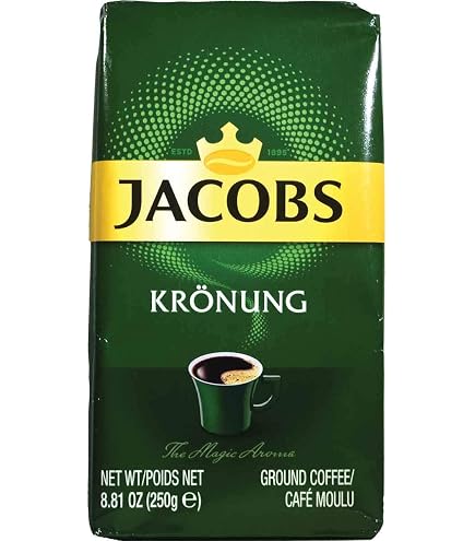 Amazon.com : Jacobs Kronung Ground Coffee 500 Gram / 17.6 Ounce