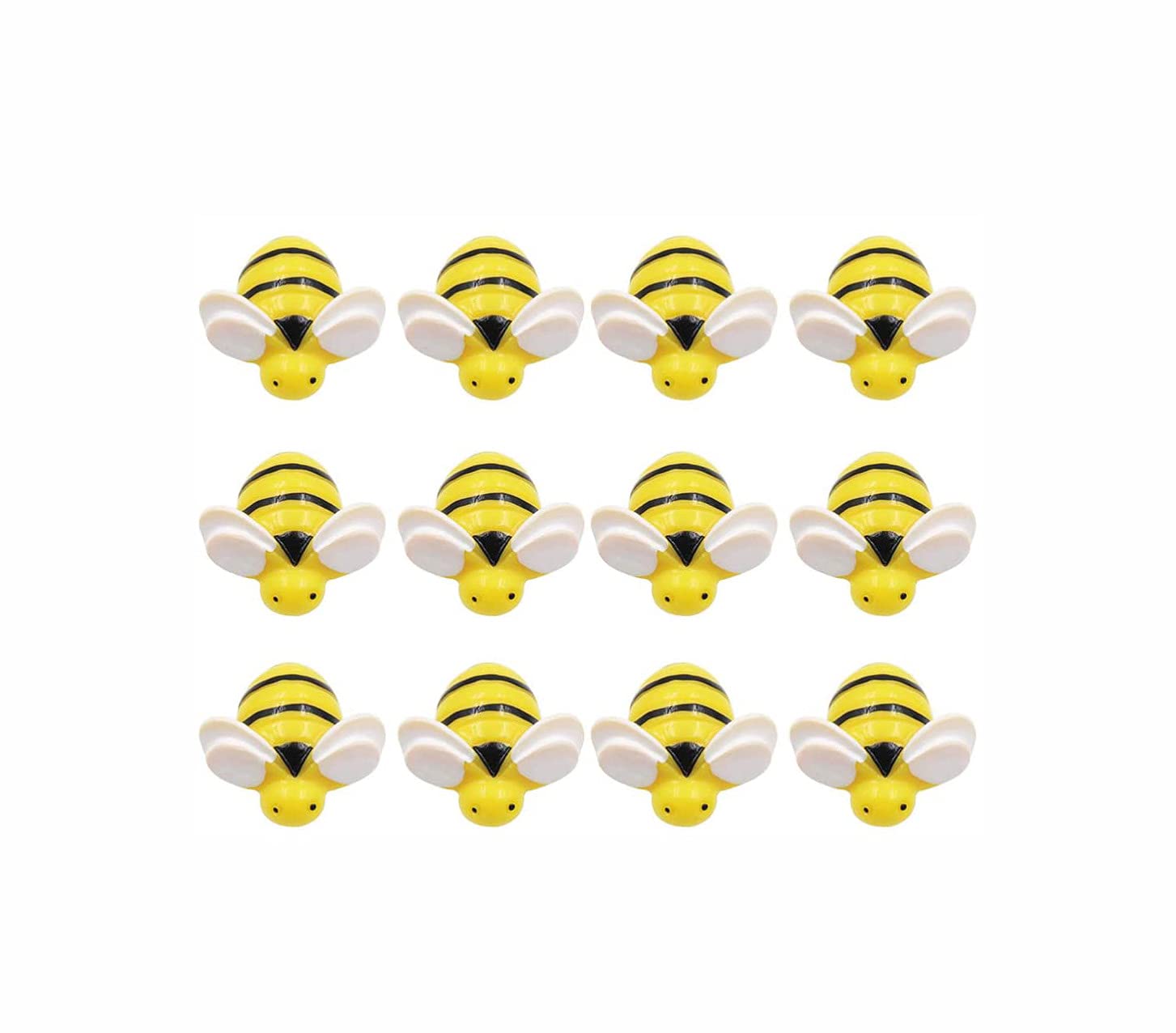 Tiardey 30pcs Cartoon Push Pin Creative Bee Shaped Thumb Tacks Nails DIY Stud for Feature Wall Whiteboard Cork board Bulletin Board Photos Maps