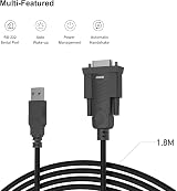 BENFEI USB to RS-232 Adapter 9-pin DB9 Prolific PL-2303G Windows Mac 1.8M view 5