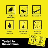 Brother TZe-C31 Labelling Tape Black on Fluorescent Yellow 12 mm x 5 m view 5