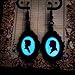 I love you I know Star Wars Princess Leia and Han Solo Silhouette Cameo Earrings That Glow In The Dark, Force Awakens, Kylo Ren, Rey, Finn