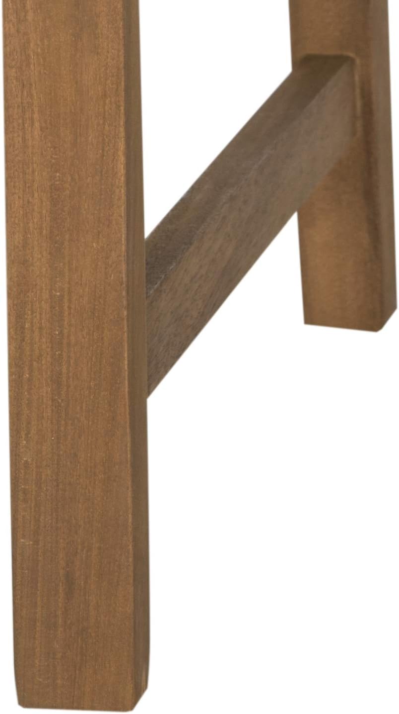 Safavieh PAT6737A Outdoor Collection Del Mar 3 Seat Bench, Natural/Beige : Garden & Outdoor