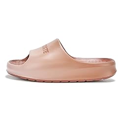 Lacoste Women's Serve Slide, Tan, 6