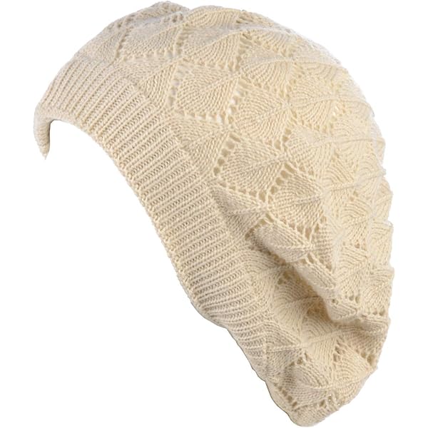BYOS Ladies Winter Solid Chic Slouchy Ribbed Crochet Knit  display picture 1