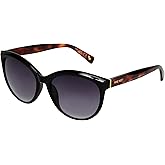 Nine West Women's Rayna Sunglasses CATEYE, Black, 55mm