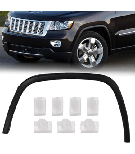Garage-Pro Front Driver Side Fender Flare For 2017-2021 Jeep Grand Cherokee - Primed Black Paint-to-Match