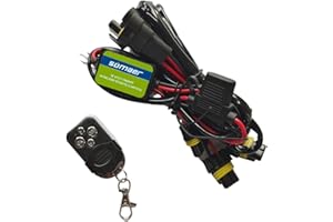 Somaer Wireless Remote Wiring Harness Kit for 12V LED Light Bar,Supports 1/2-Leads, 4 Modes (On/Off/Fast Strobe/Slow Strobe),