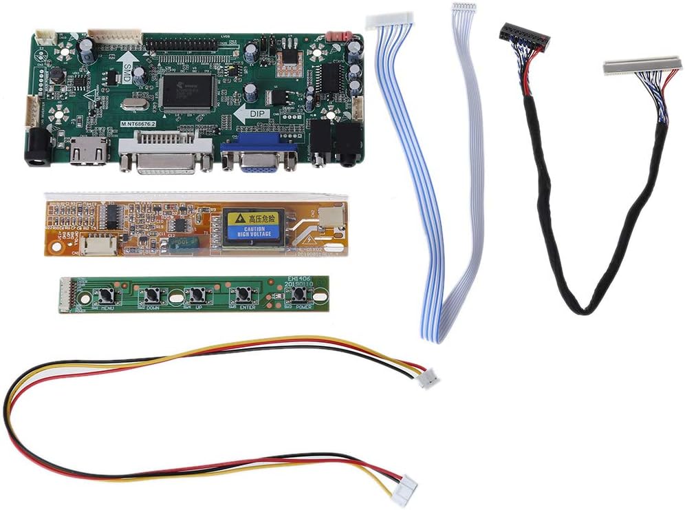 jiulonerst 1Set for 30Pin LTn154X3-L01/L01H 1280X800 Panel Screen Display LCD Control Board 5.4x2.5x0.5in
