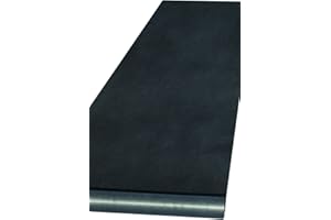 Hortense B. Hewitt Wedding Accessories Fabric Aisle Runner, 100-Feet Long, Black (30047)