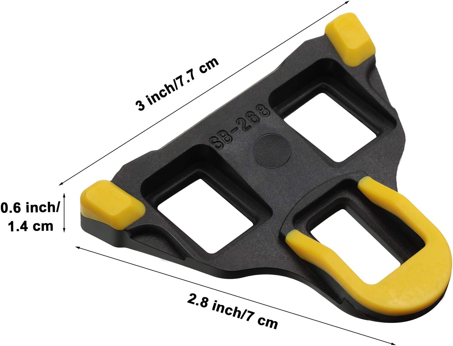 Hotop 2 Packs Road Bike Cleats 6 Degree Float SelfLocking Cycling