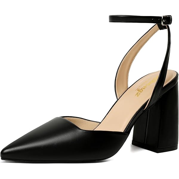 Amazon.com | Olivia K Women's Sexy D'Orsay Ankle Strap Pointed Toe