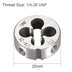 uxcell 1/4-28 UNF Round Die, Machine Thread Right