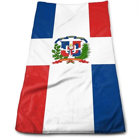 Amazon Jiqnajn6 ドミニカ共和国国旗バスタオル バスルーム ホテル スパ キッチン セット サークルエジプト綿 高吸水性ホテル品質タオル バスタオル ホーム キッチン オンライン通販