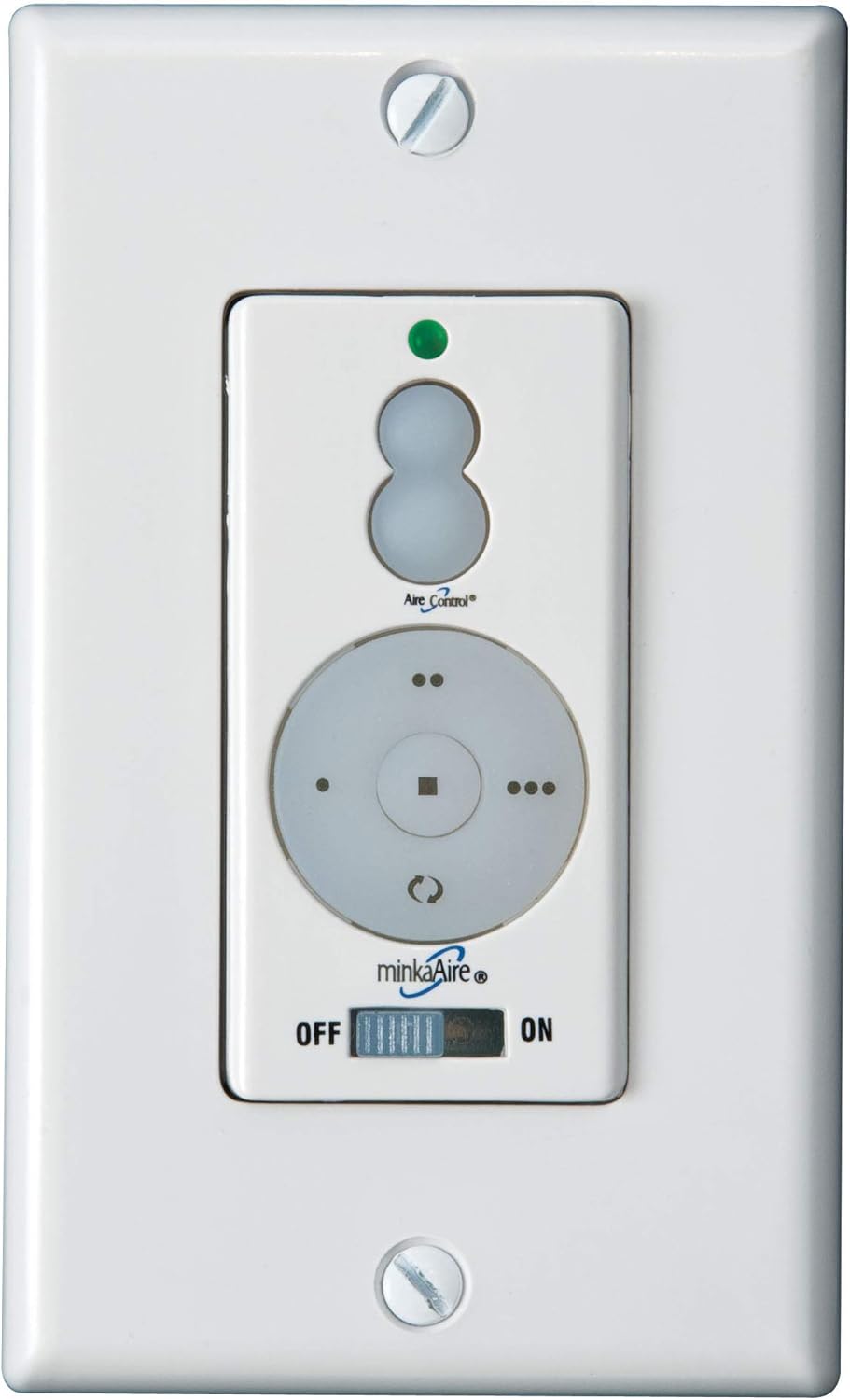 Minka Aire Ceiling Fan Remote RCS212, Hand Held 3-Speed Forward/Reverse, Up/Down Light Dimmer - Ceiling Fan Wall Controls - 